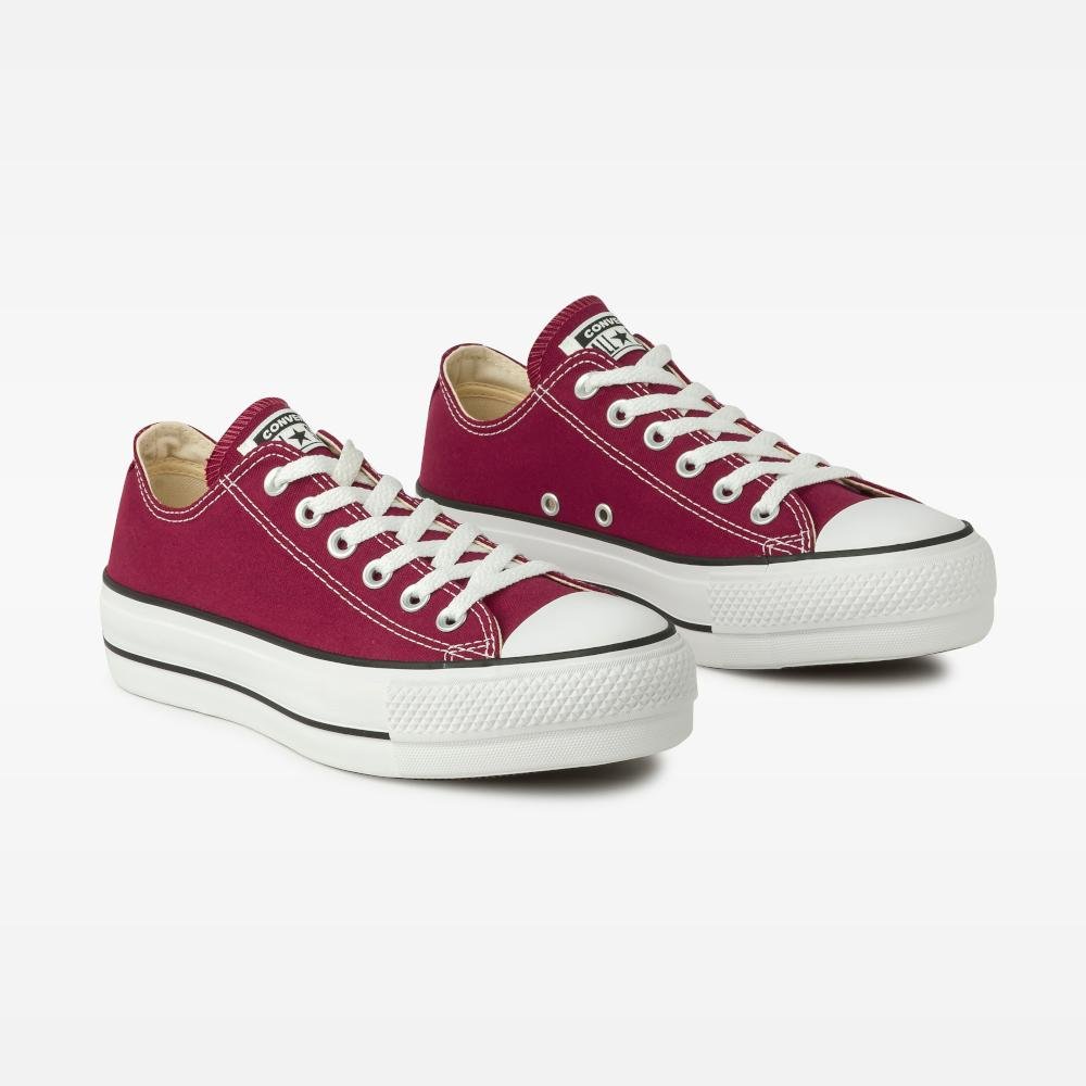 Tênis Chuck Taylor All Star Lift Canvas Cano Baixo Bordo Bordo 4