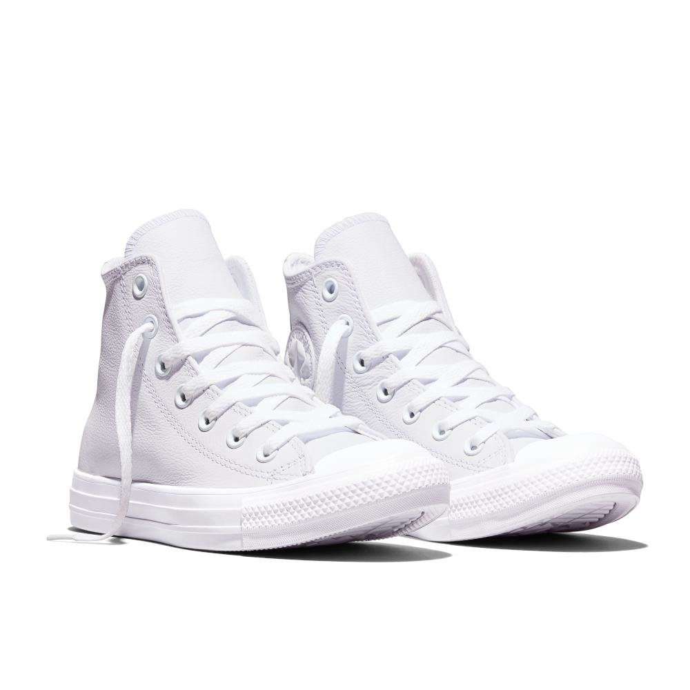 Tênis Chuck Taylor All Star Monochrome Sintético Alto Branco Branco 4