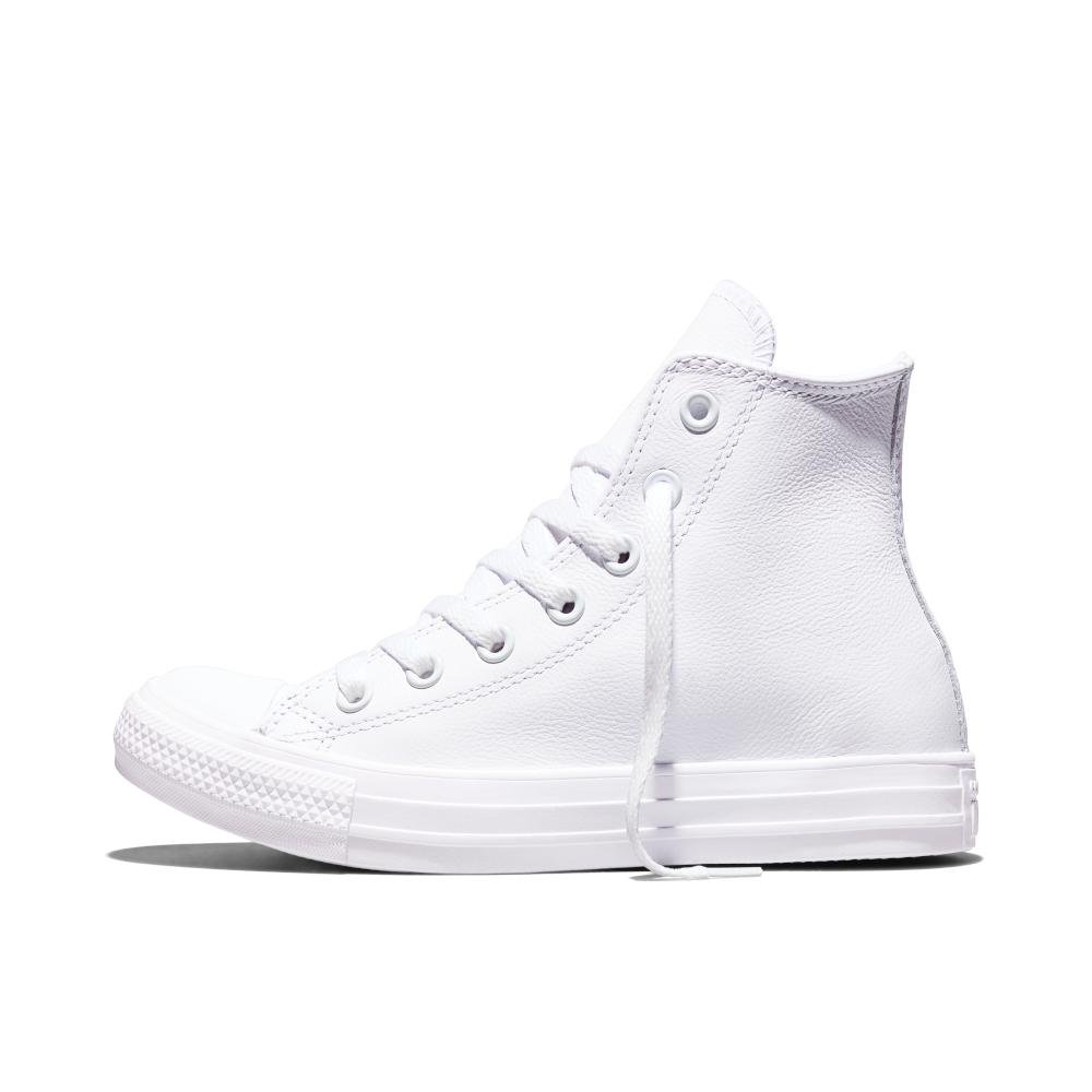Tênis Chuck Taylor All Star Monochrome Sintético Alto Branco Branco 5
