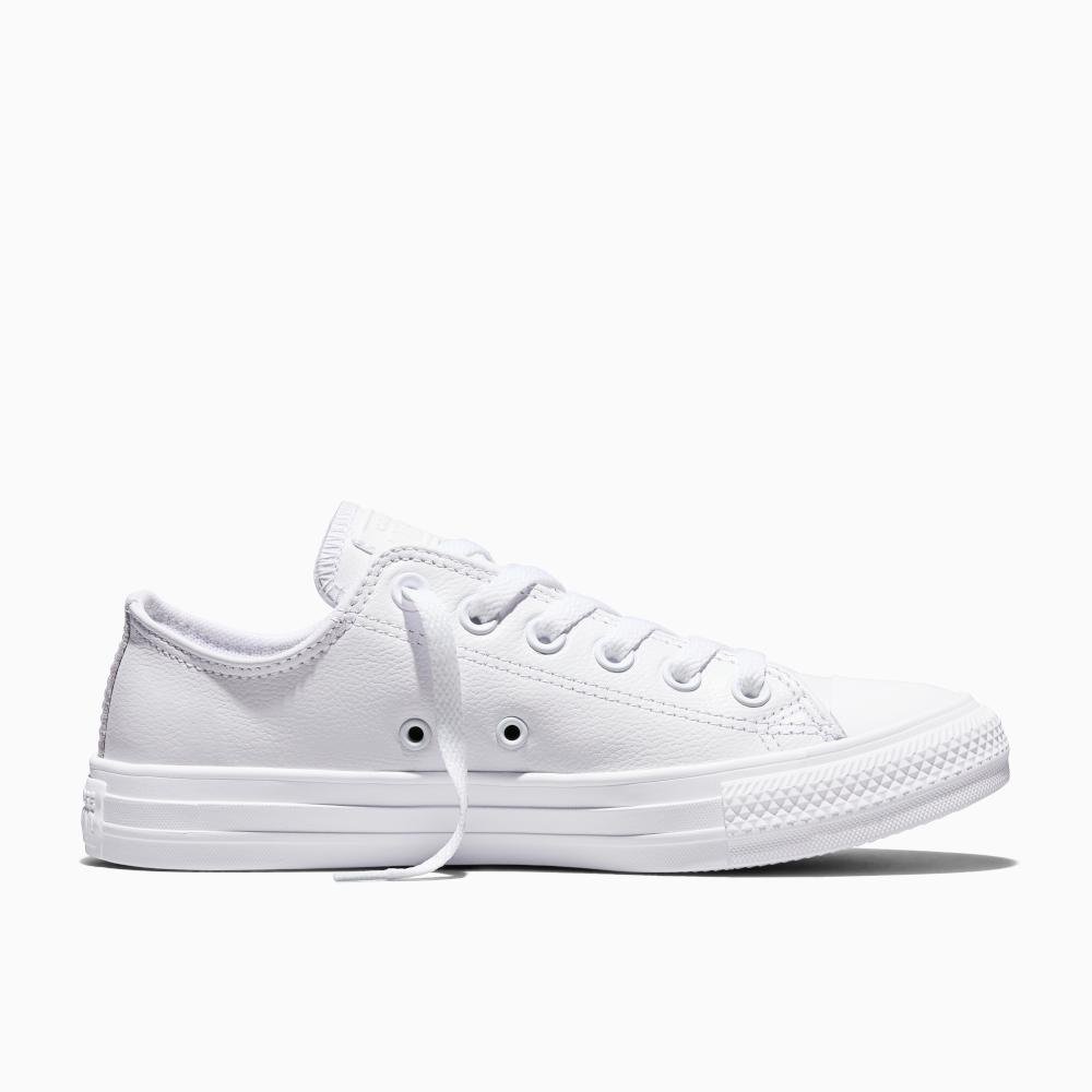 Tênis Chuck Taylor All Star Monochrome Sintético Branco Branco 5