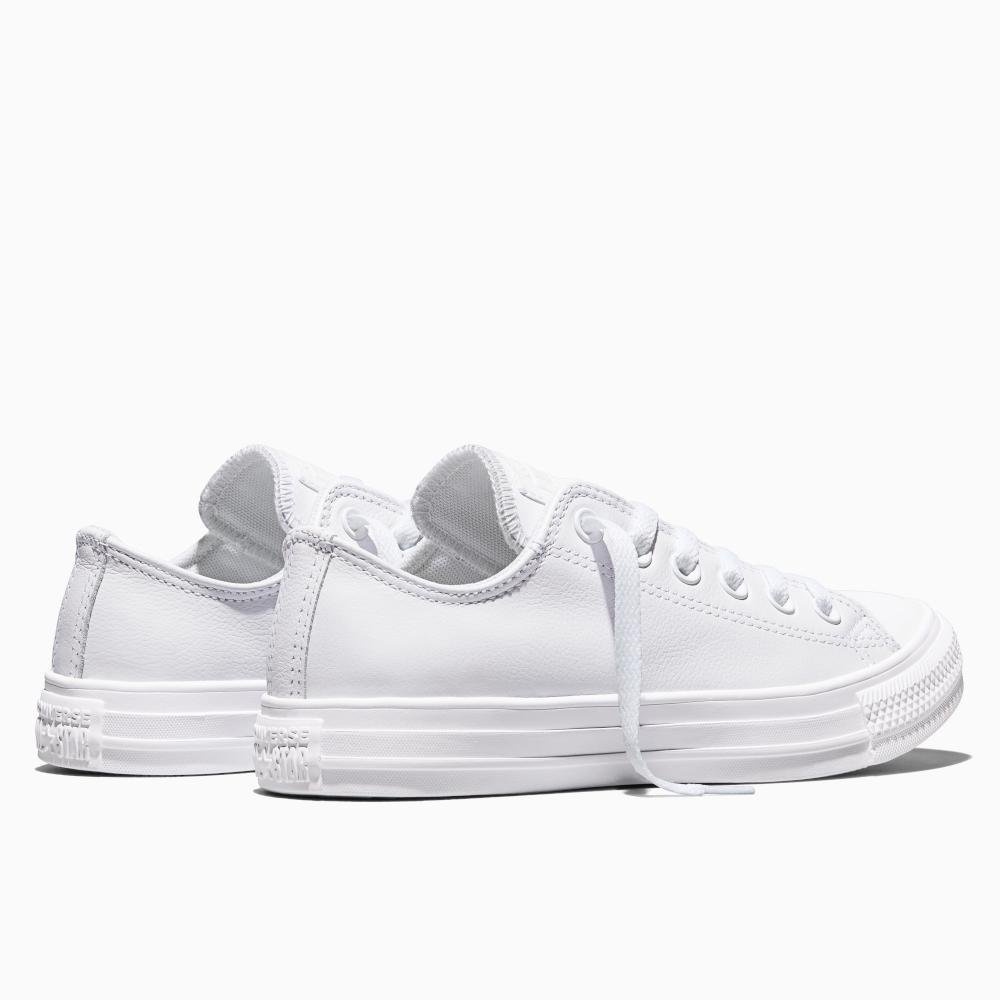 Tênis Chuck Taylor All Star Monochrome Sintético Branco Branco 7