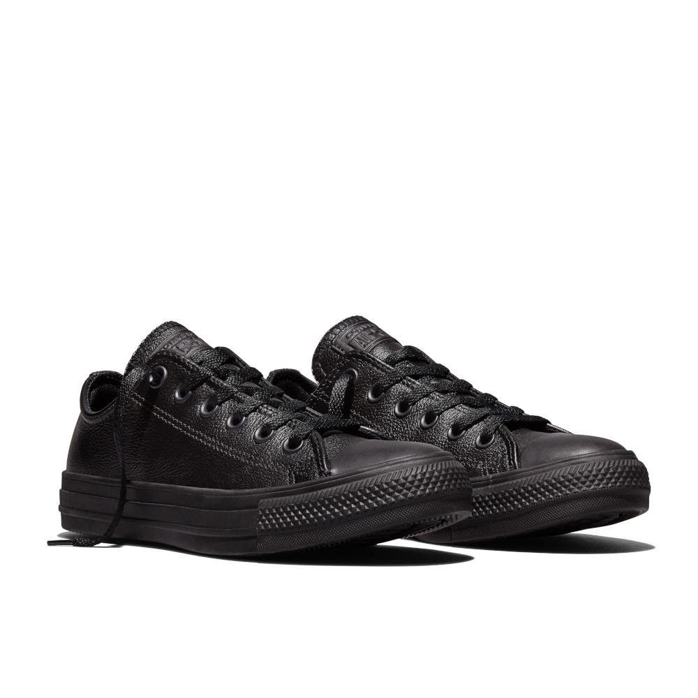 Tênis Chuck Taylor All Star Monochrome Sintético Baixo Preto Preto 4