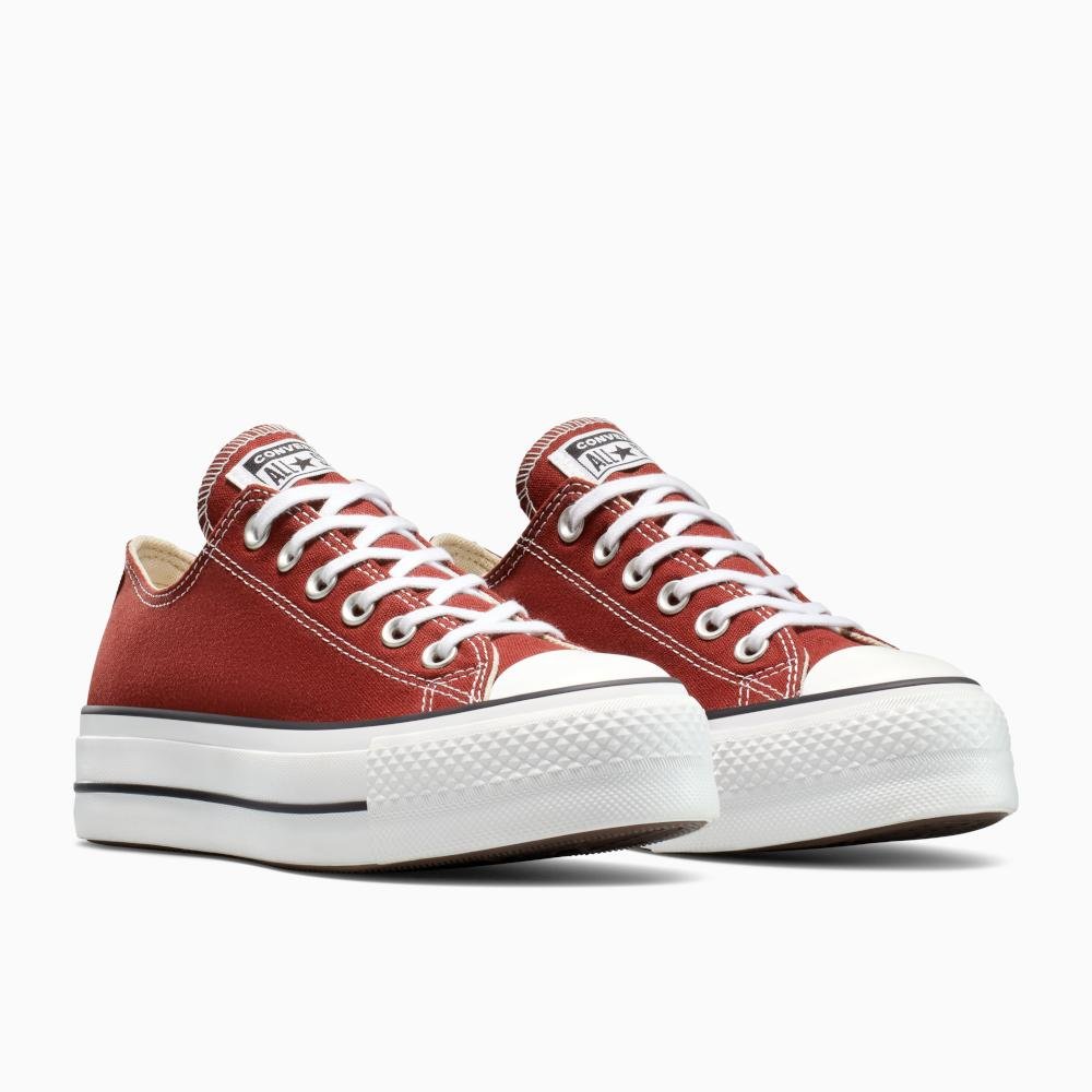 Tênis Chuck Taylor All Star Lift Cano Baixo Marrom Telha Telha 4