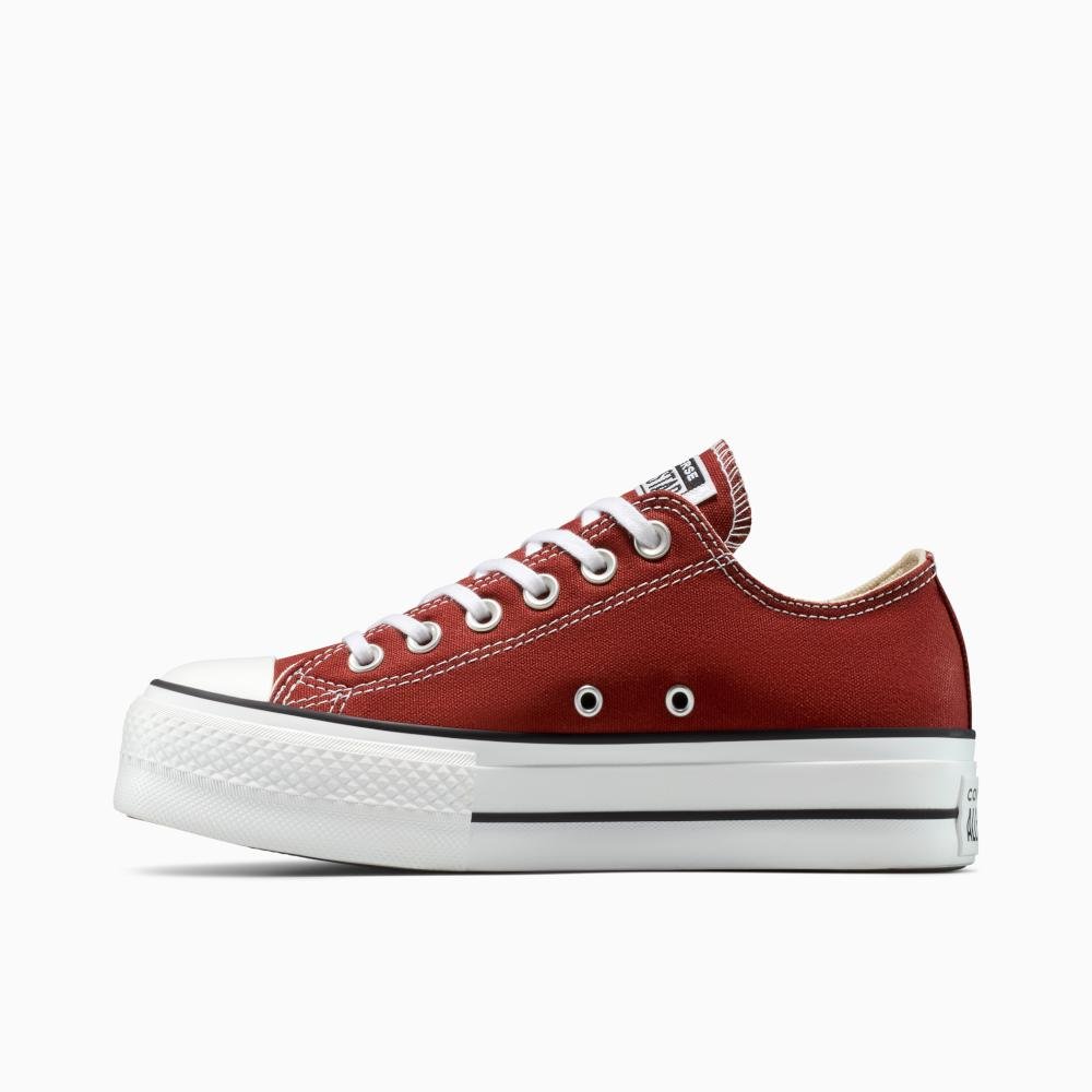 Tênis Chuck Taylor All Star Lift Cano Baixo Marrom Telha Telha 5
