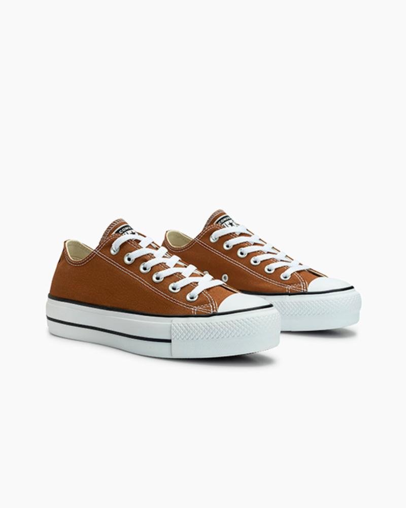 Tênis Chuck Taylor All Star Lift Canvas Cano Baixo Caramelo Caramelo 2