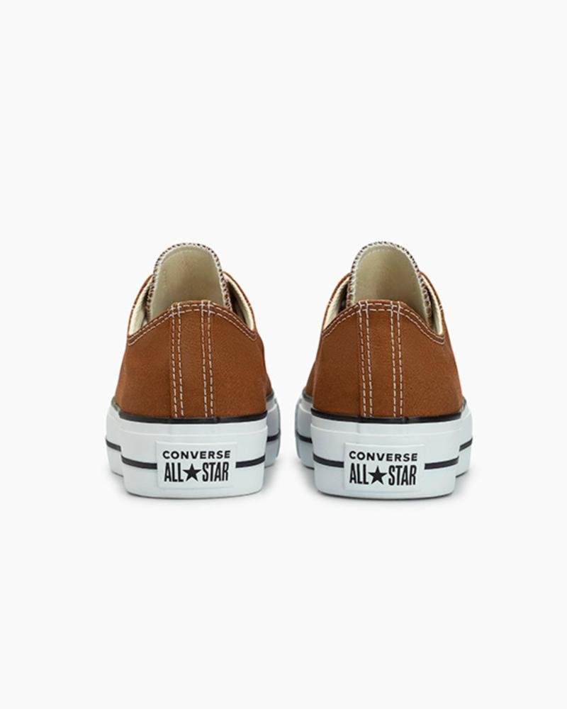 Tênis Chuck Taylor All Star Lift Canvas Cano Baixo Caramelo Caramelo 7