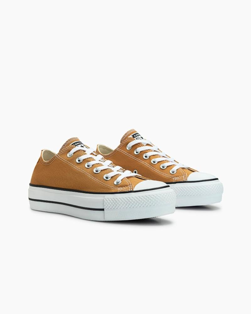Tênis Chuck Taylor All Star Lift Canvas Cano Baixo Caramelo Caramelo 2