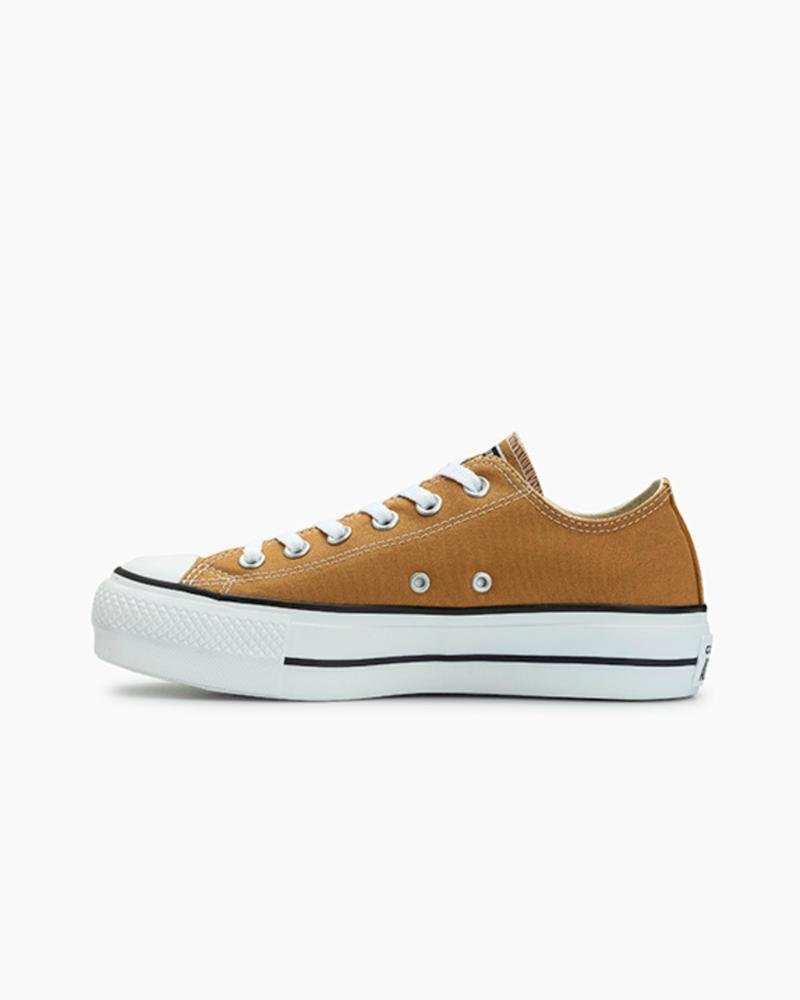 Tênis Chuck Taylor All Star Lift Canvas Cano Baixo Caramelo Caramelo 5