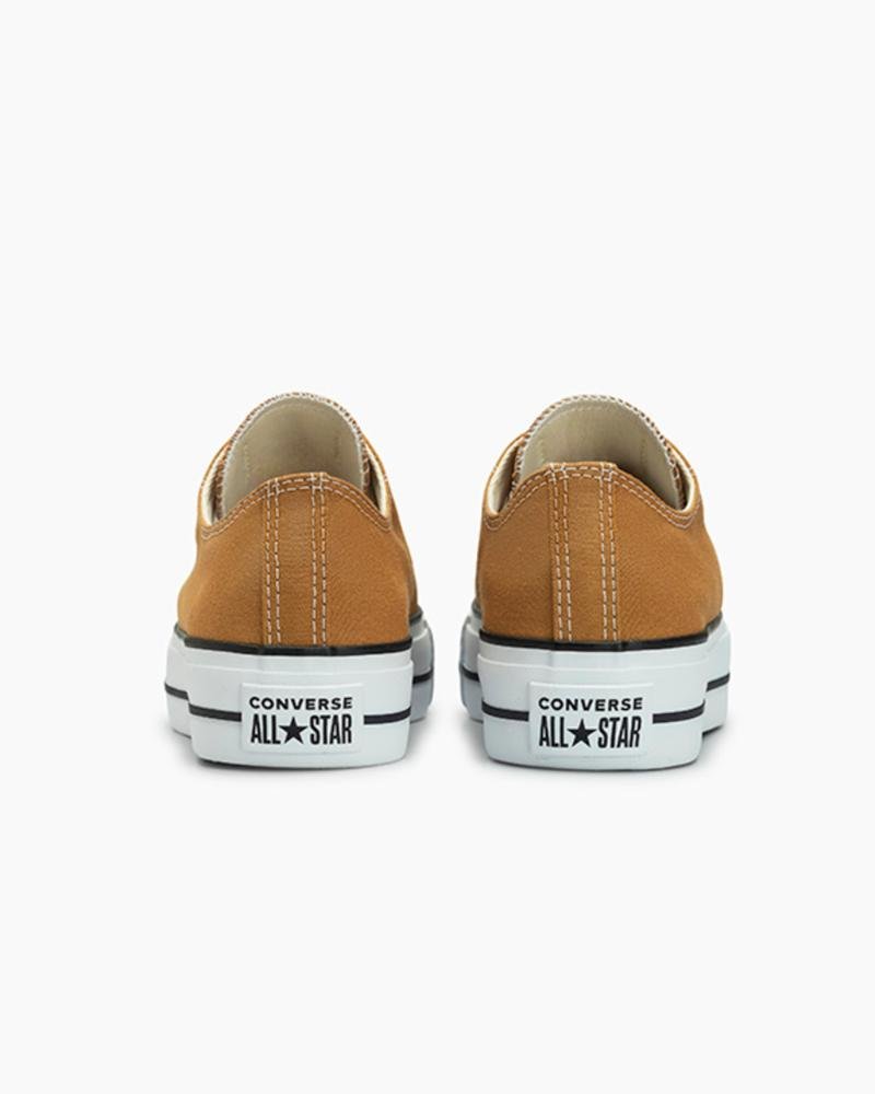 Tênis Chuck Taylor All Star Lift Canvas Cano Baixo Caramelo Caramelo 7