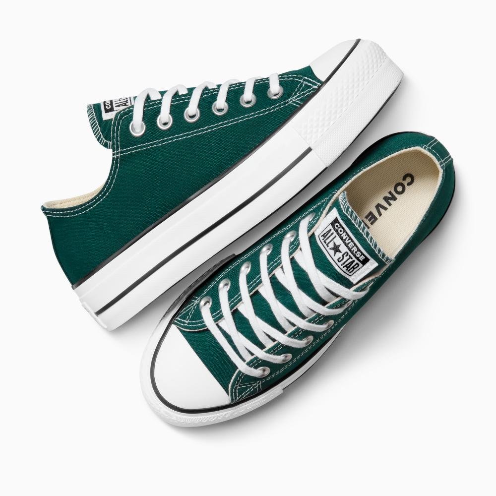 Tênis Chuck Taylor All Star Lift Seasonal Cano Baixo Verde Verde 2