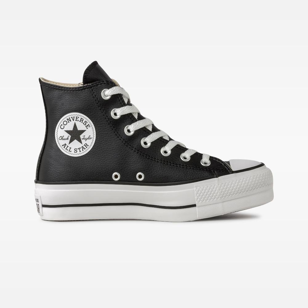 Tênis Chuck Taylor All Star Lift Sintético Cano Alto Preto