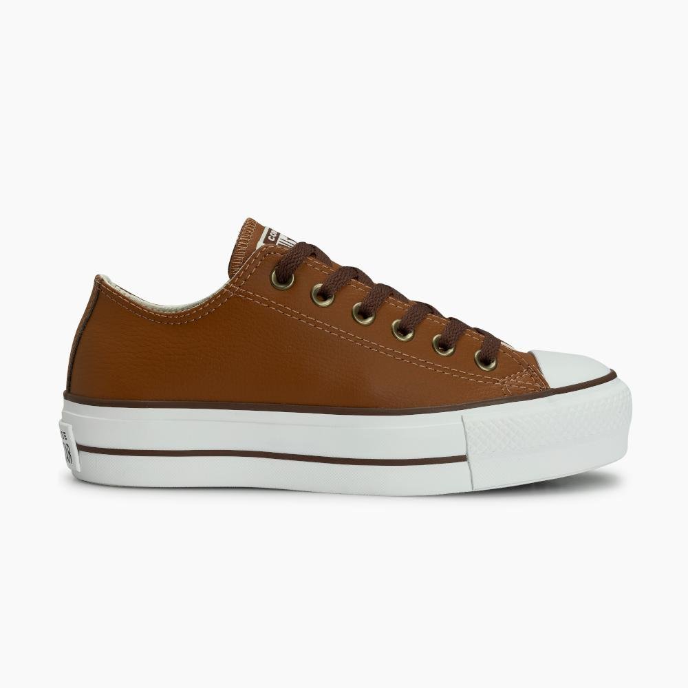 Tênis Chuck Taylor All Star Lift Sintético Caramelo