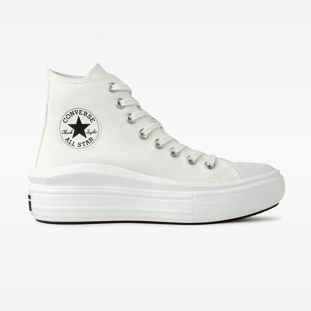 Tênis Chuck Taylor All Star Move Cano Alto Branco