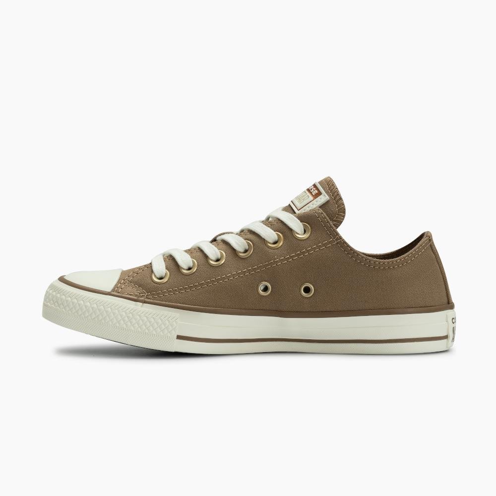 Tênis Chuck Taylor All Star Summer Metals Cano Baixo Marrom Marrom 4