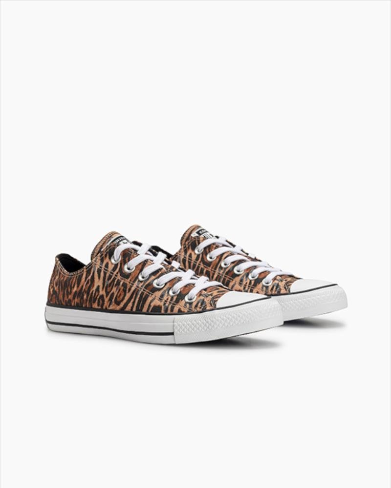 Tênis Chuck Taylor All Star Animal Print Cano Baixo Caramelo Caramelo 6