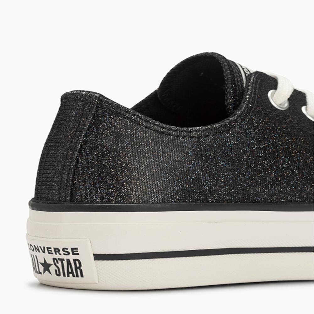 Tênis Chuck Taylor All Star Lift Shine Cano Baixo Preto Preto 2