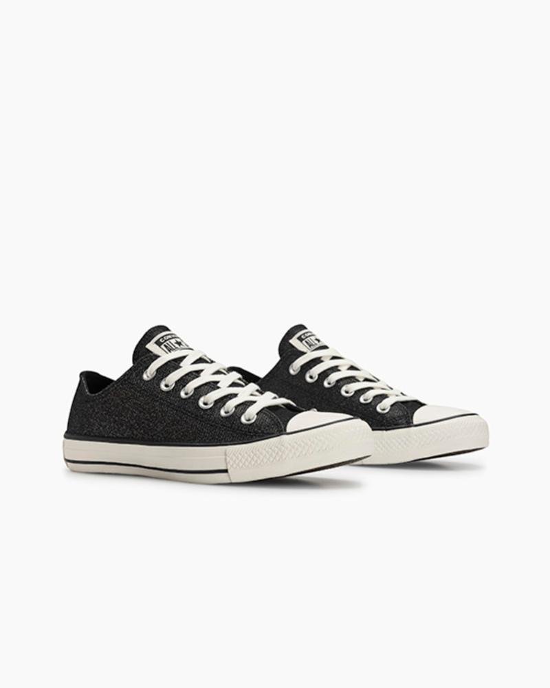 Tênis Chuck Taylor All Star Shine Cano Baixo Preto Preto 5