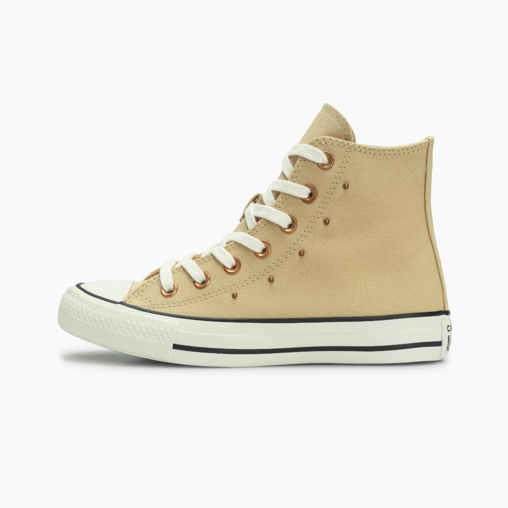 Tênis Chuck Taylor All Star Mini Studs Cano Alto Bege Bege 4