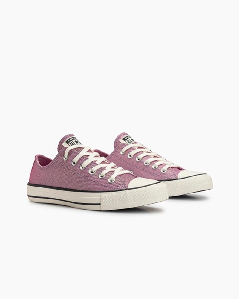 Tênis Chuck Taylor All Star Shine Baixo Rosa Rosa 5