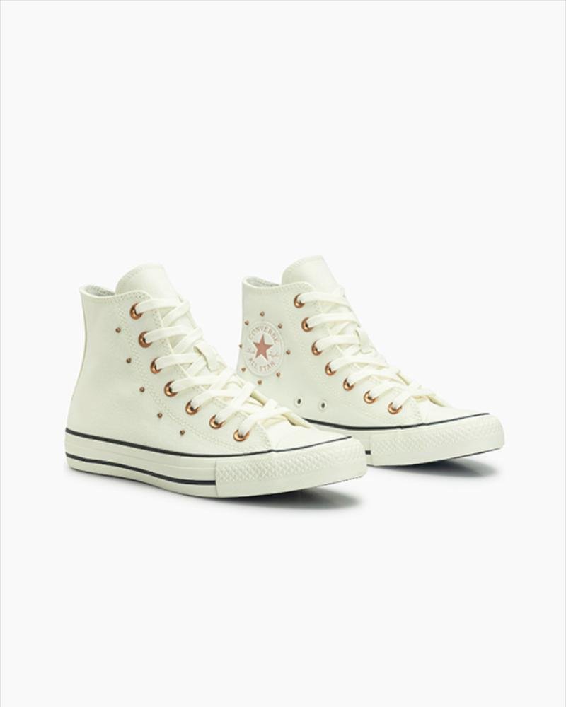 Tênis Chuck Taylor All Star Mini Studs Cano Alto Branco Branco 4