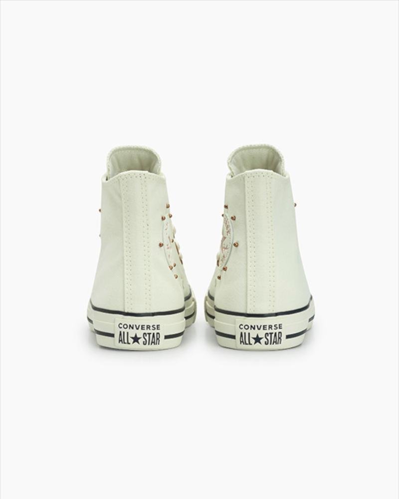 Tênis Chuck Taylor All Star Mini Studs Cano Alto Branco Branco 7