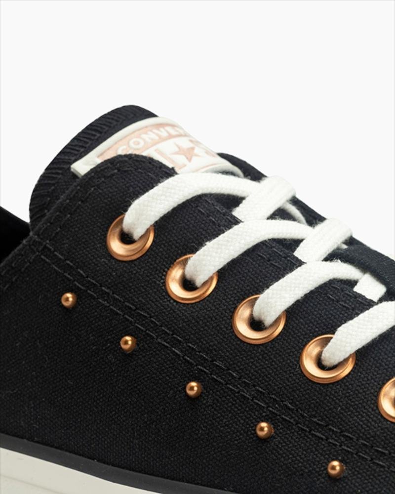 Tênis Chuck Taylor All Star Mini Studs Cano Baixo Preto Preto 2