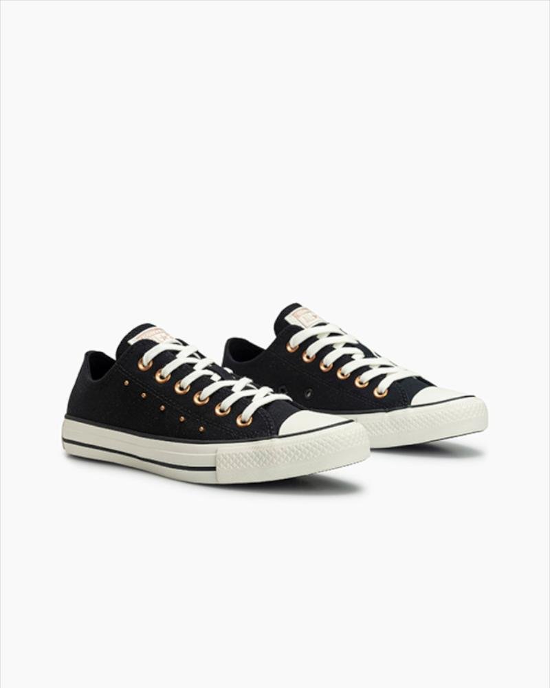 Tênis Chuck Taylor All Star Mini Studs Cano Baixo Preto Preto 4