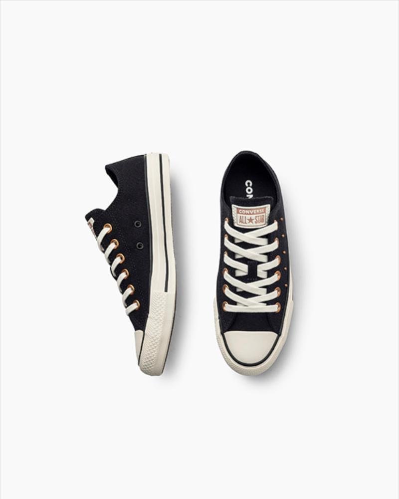 Tênis Chuck Taylor All Star Mini Studs Cano Baixo Preto Preto 5