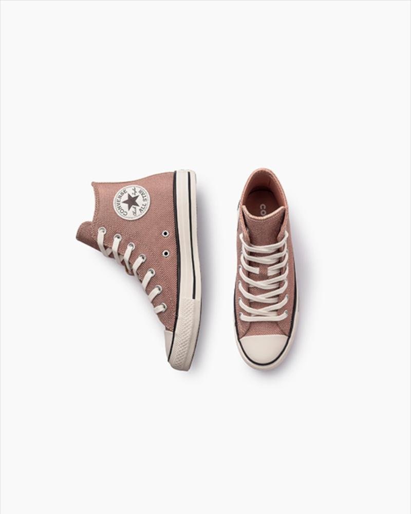Tênis Chuck Taylor All Star Shine Cano Alto Rosa Rosa 4