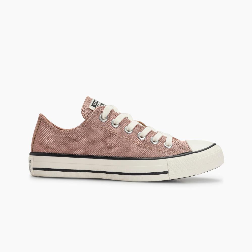 Tênis Chuck Taylor All Star Shine Cano Baixo Rosa