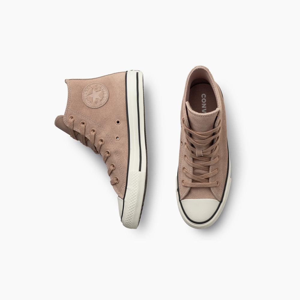 Tênis Chuck Taylor All Star Crafted Colors Suede Alto Bege Bege 4