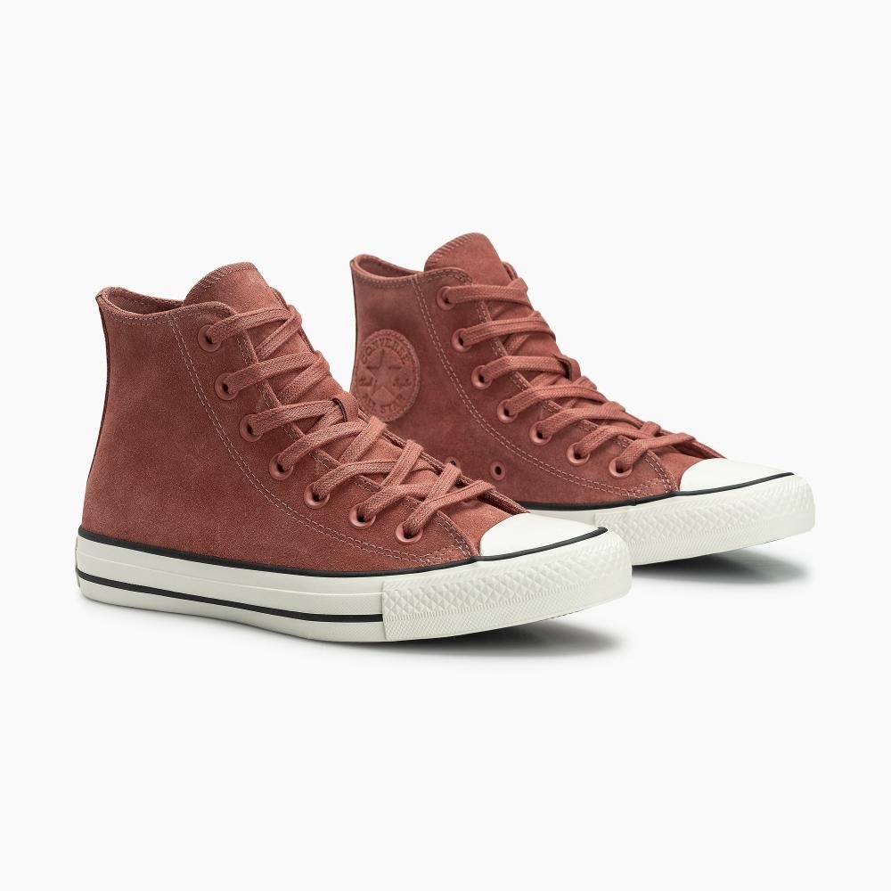 Tênis Chuck Taylor All Star Crafted Colors Suede Alto Marrom Marrom 2