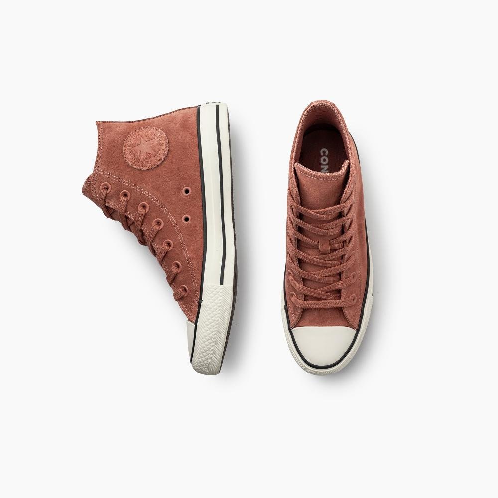 Tênis Chuck Taylor All Star Crafted Colors Suede Alto Marrom Marrom 4