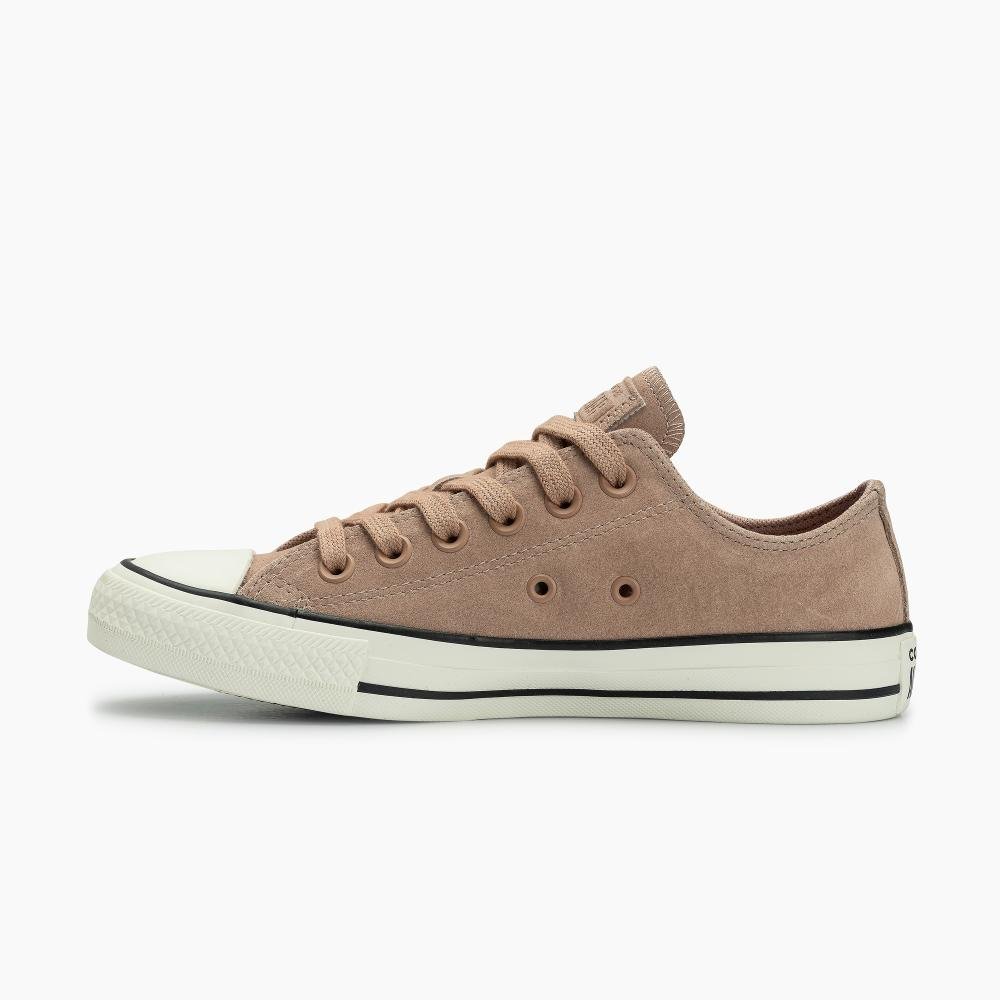 Tênis Chuck Taylor All Star Crafted Colors Suede Baixo Bege Bege 5