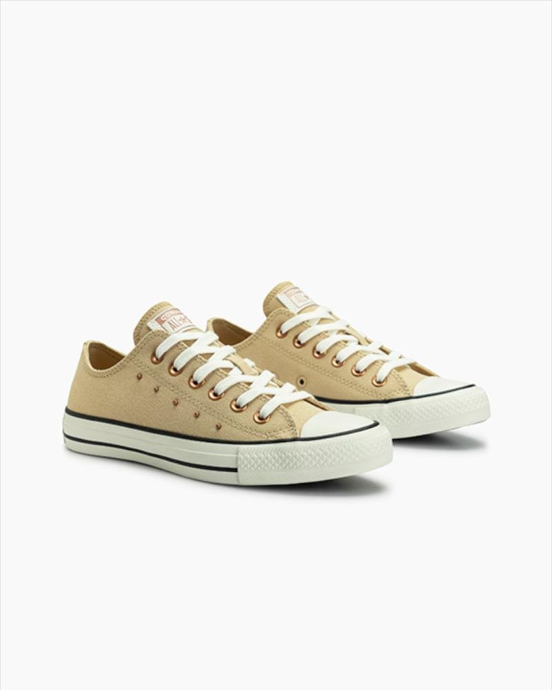 Tênis Chuck Taylor All Star Mini Studs Cano Baixo Bege Bege 4