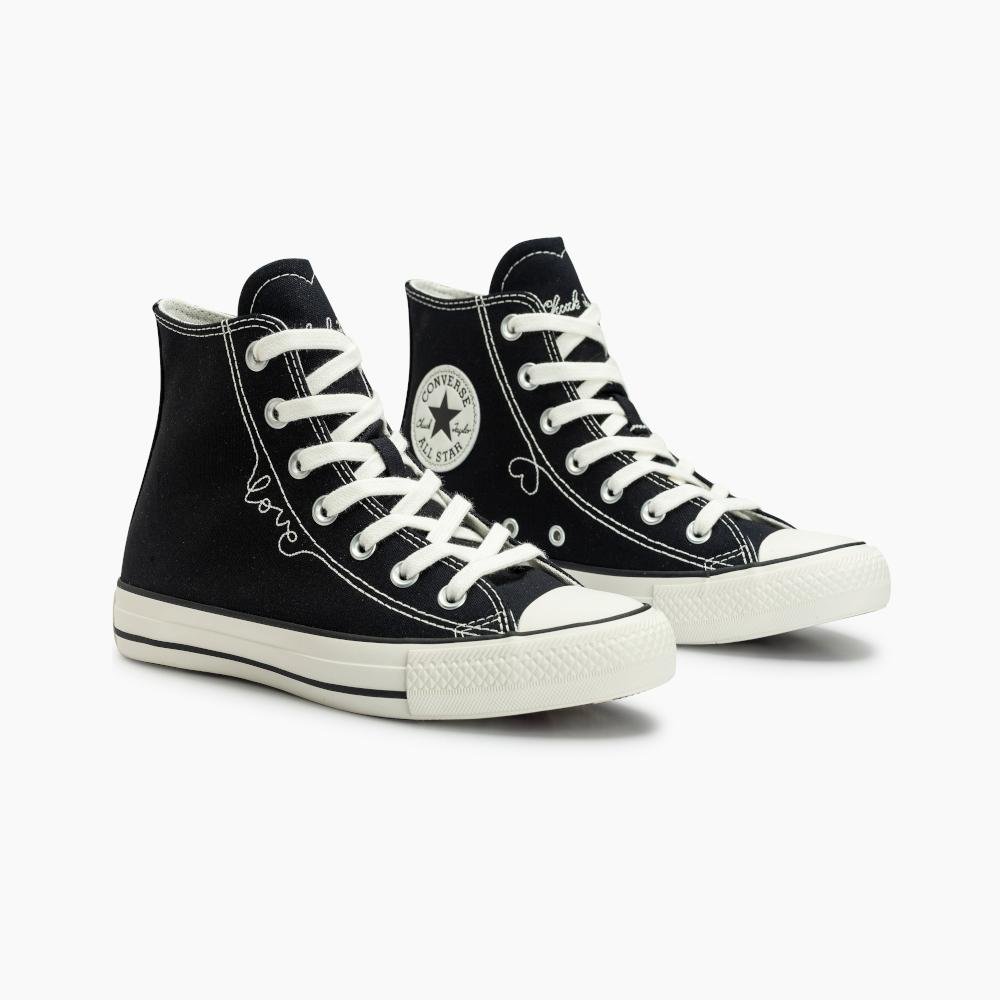 Tênis Chuck Taylor All Star In Love Cano Alto Preto Preto 2