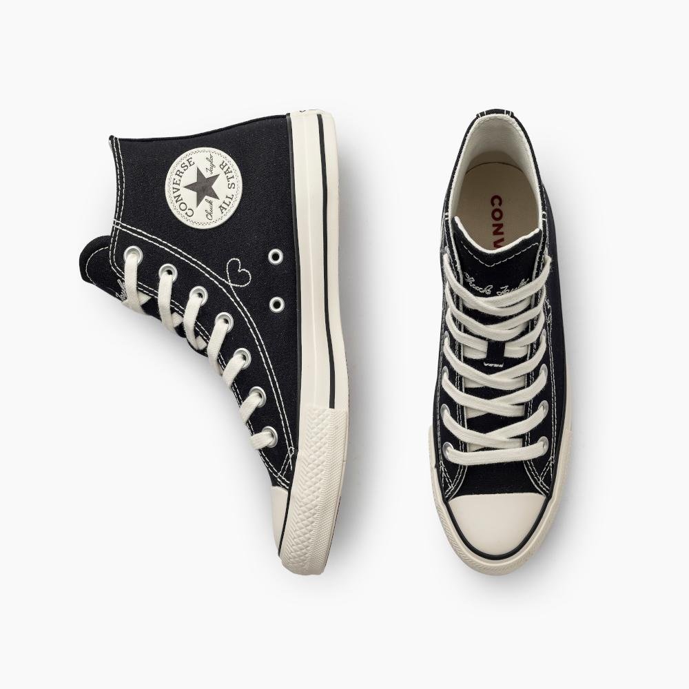 Tênis Chuck Taylor All Star In Love Cano Alto Preto Preto 4