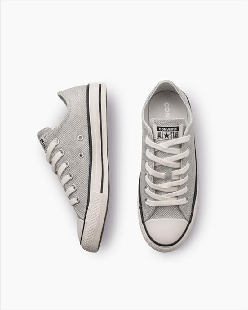 Tênis Chuck Taylor All Star Shine Cano Baixo Prata Prata 4