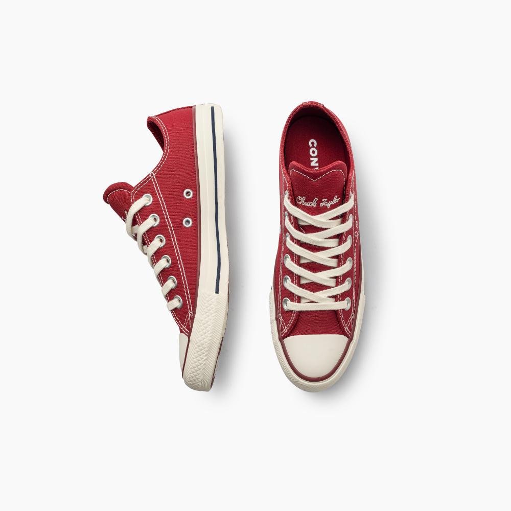 Tênis Chuck Taylor All Star In Love Cano Baixo Vermelho Vermelho 4
