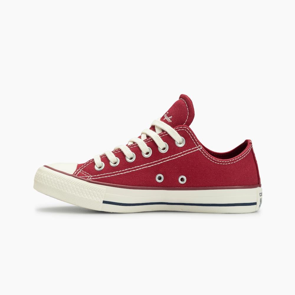 Tênis Chuck Taylor All Star In Love Cano Baixo Vermelho Vermelho 5