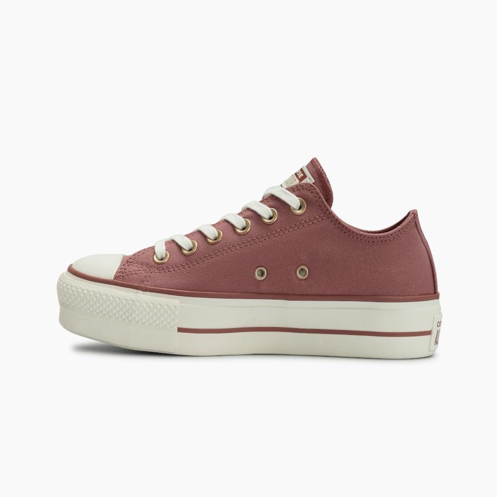 Tênis Chuck Taylor All Star Lift Summer Metals Marrom Nude Rosa 2