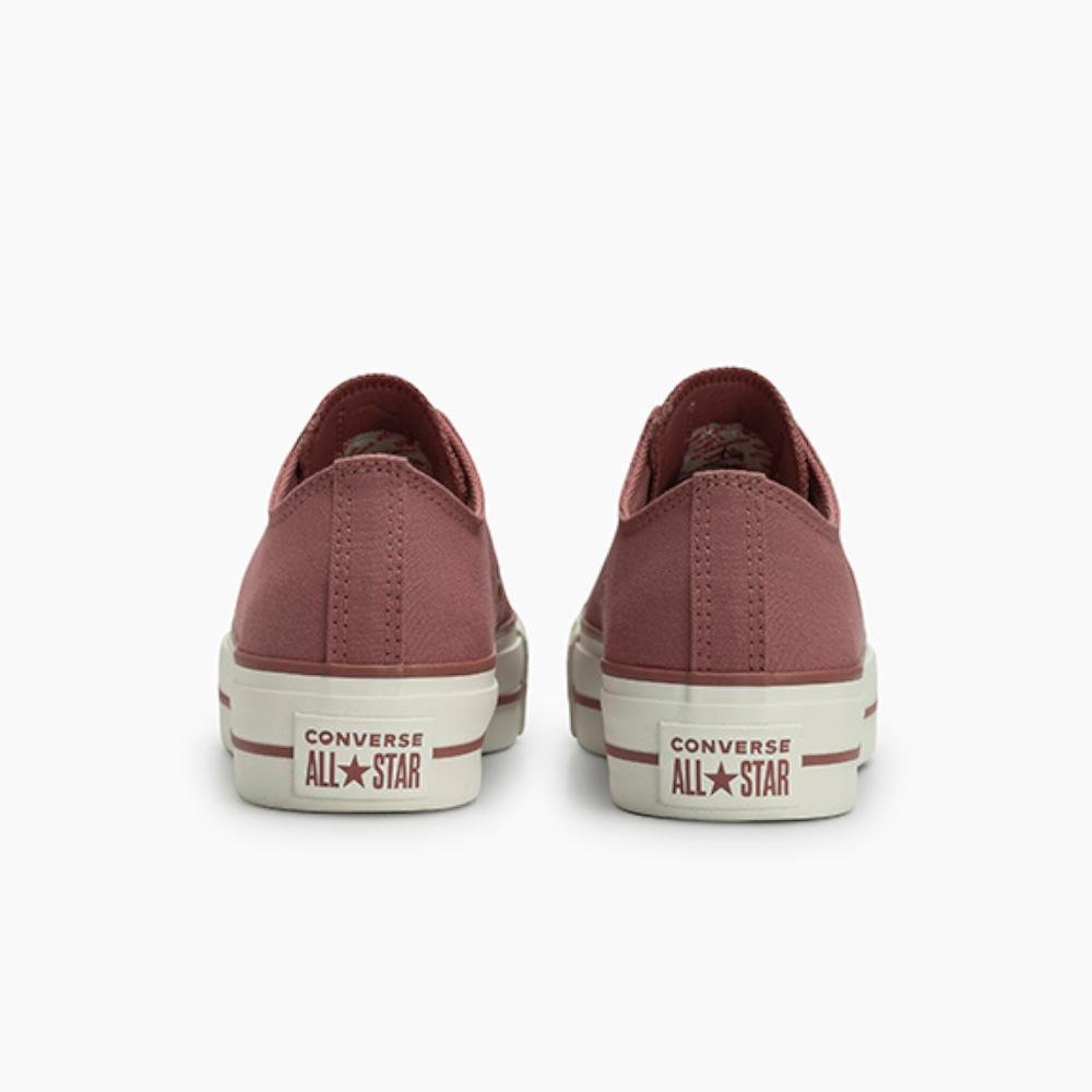 Tênis Chuck Taylor All Star Lift Summer Metals Marrom Nude Rosa 5