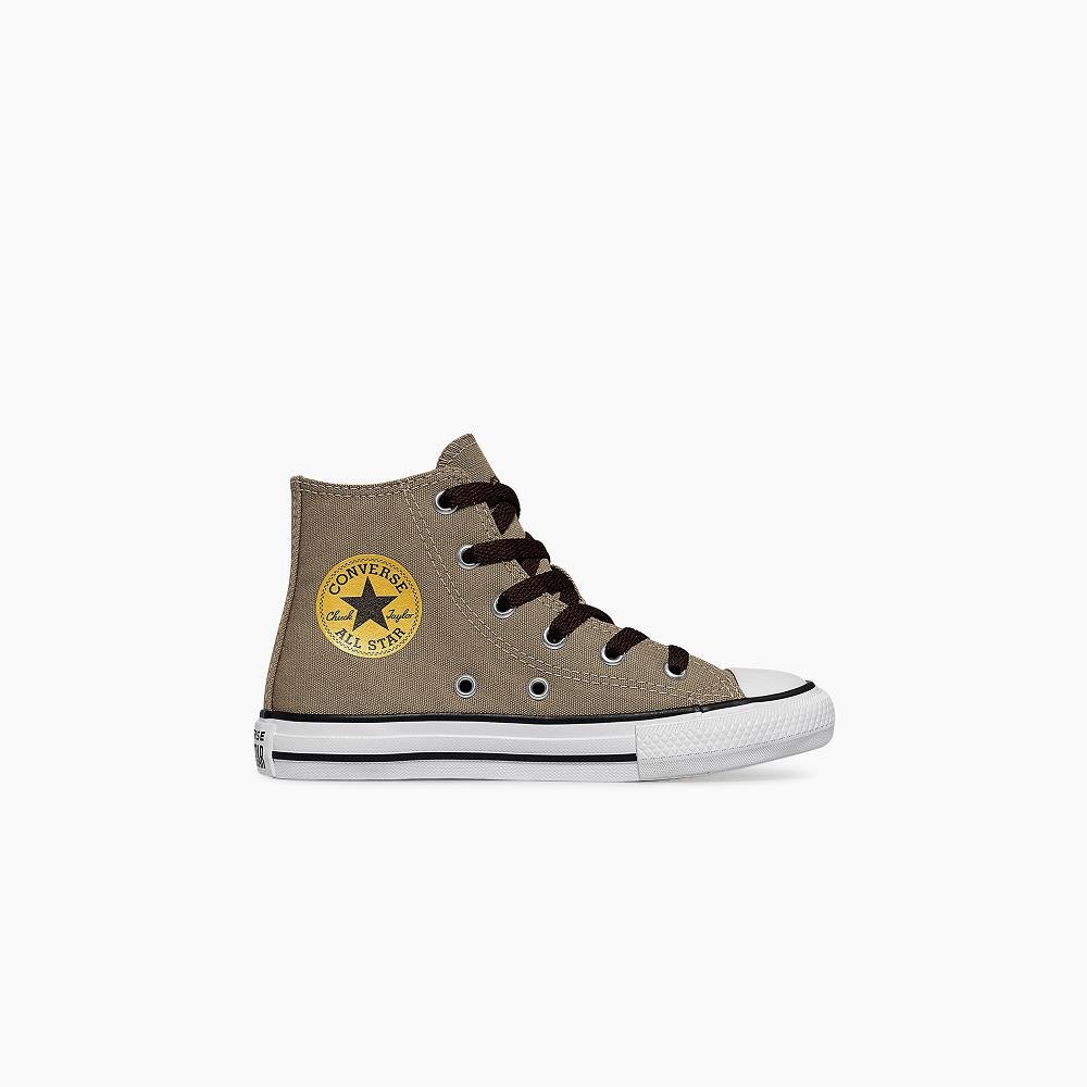 Tênis Juvenil Chuck Taylor All Star Zip ColorPop Alto Marrom