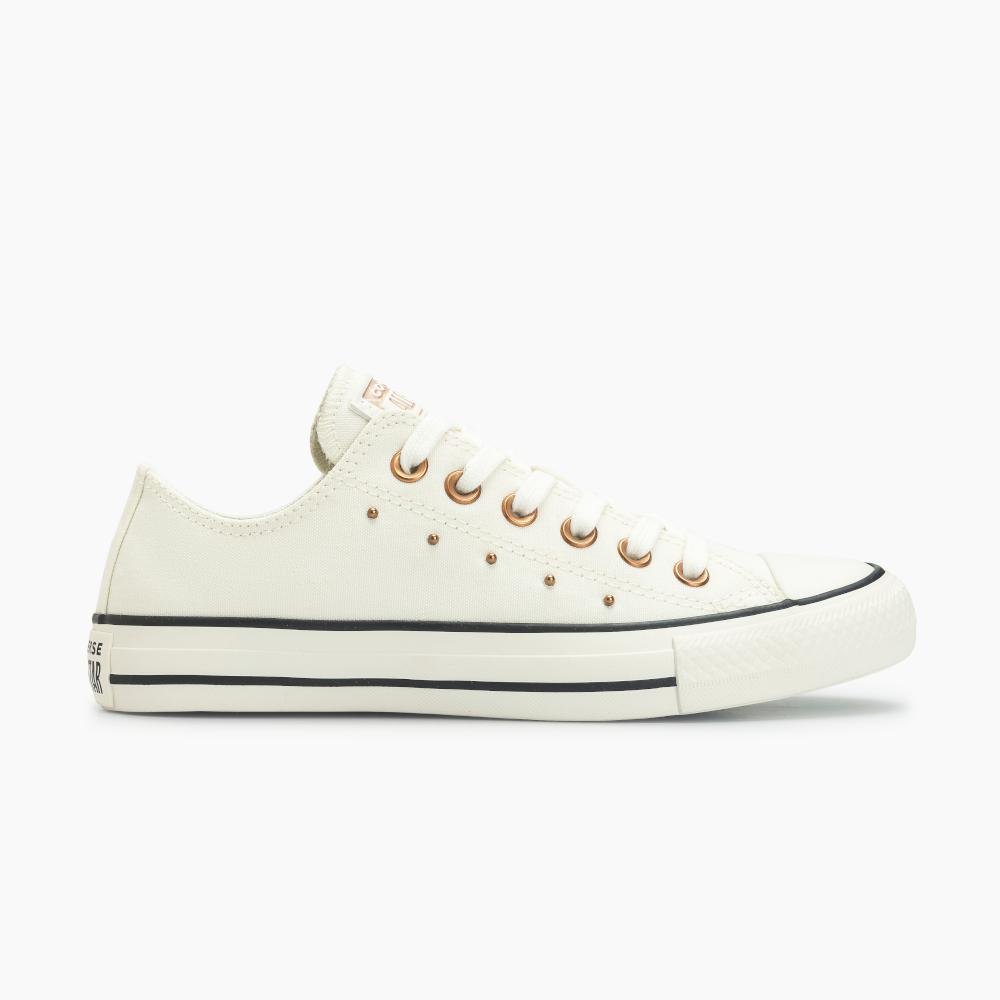 Tênis Chuck Taylor All Star Mini Studs Cano Baixo Branco