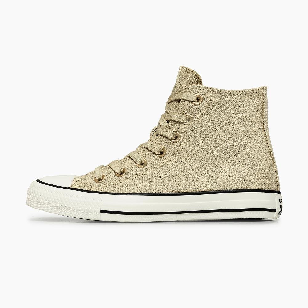 Tênis Chuck Taylor All Star Heathered Sheen Alto Bege Bege 7
