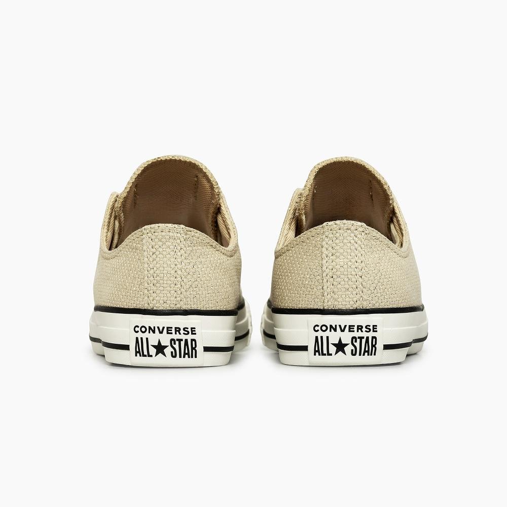 Tênis Chuck Taylor All Star Heathered Sheen Baixo Bege Bege 7