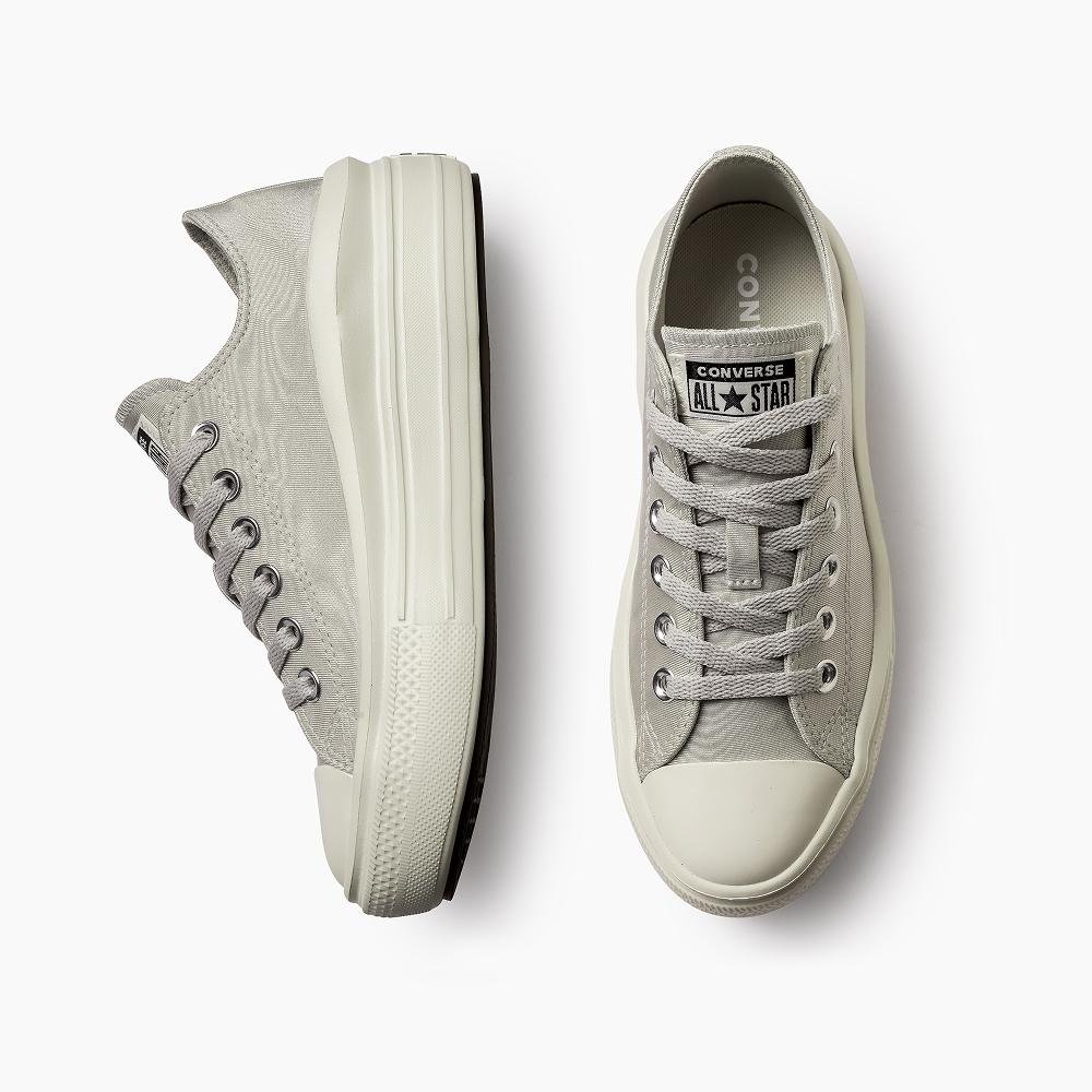 Tênis Chuck Taylor All Star Move Cetim Cano Baixo Cinza Cinza 4