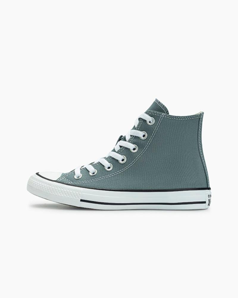 Tênis Chuck Taylor All Star Seasonal Colors Cano Alto Verde Cinza Esverdeado 5