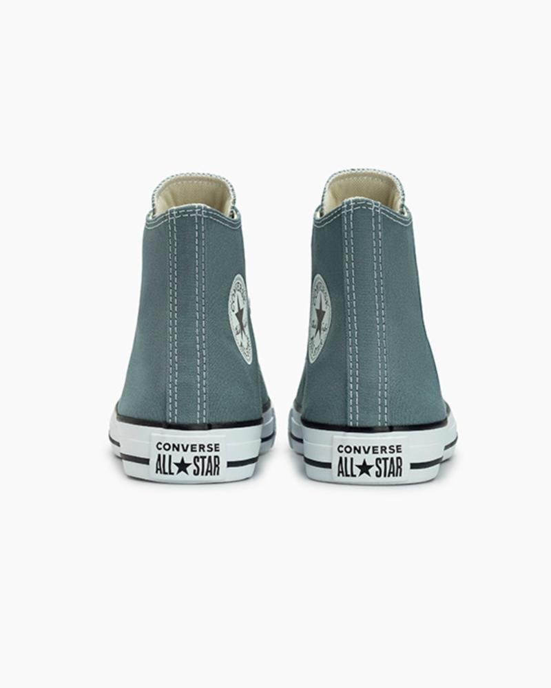 Tênis Chuck Taylor All Star Seasonal Colors Cano Alto Verde Cinza Esverdeado 7