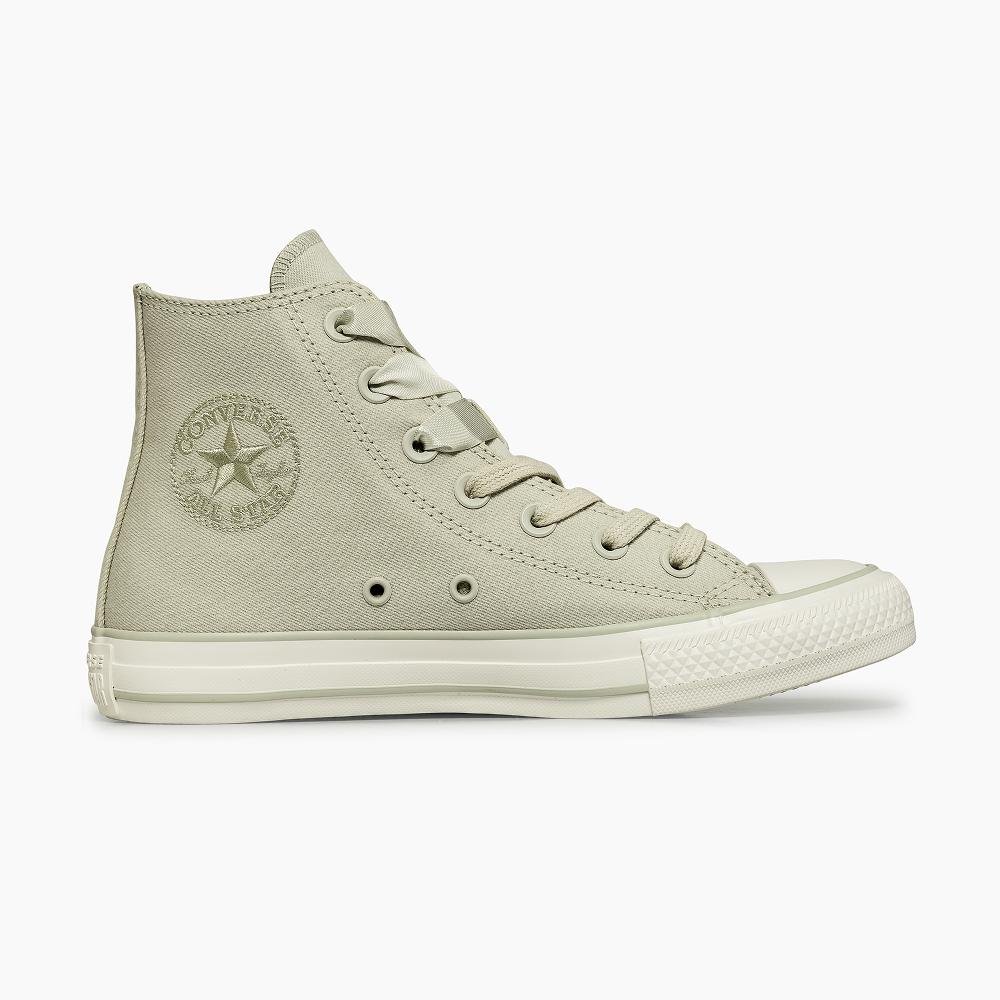 Tênis Chuck Taylor All Star Peached Canvas Cano Alto Verde